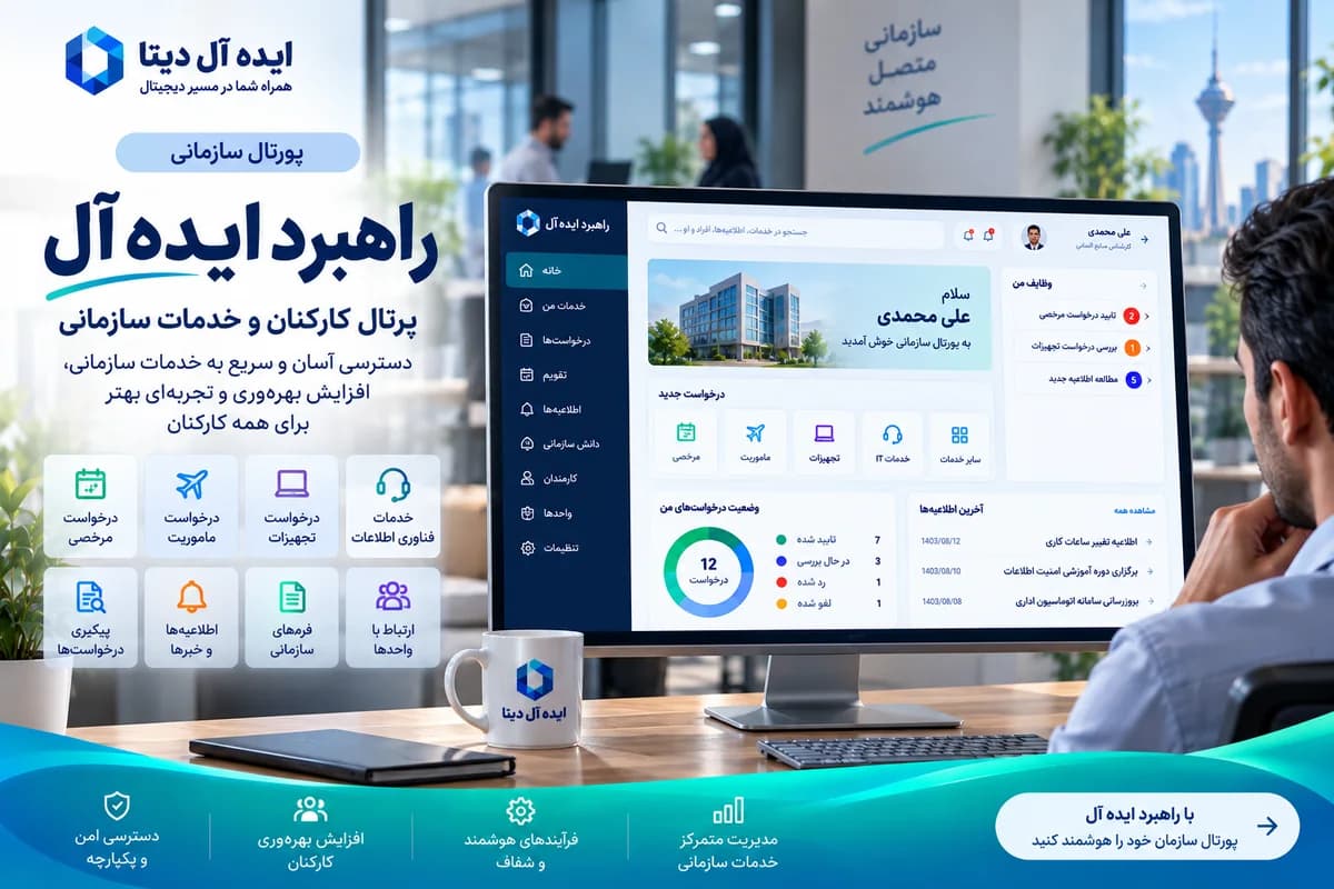 طراحی پورتال سازمانی - پورتالی که چند سازمان و چند وب‌سایت را مدیریت می‌کند